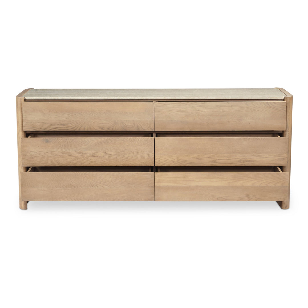 SwayLiving - Lane 6 Drawer Dresser Natural - RP-1069-24 | SwayLiving
