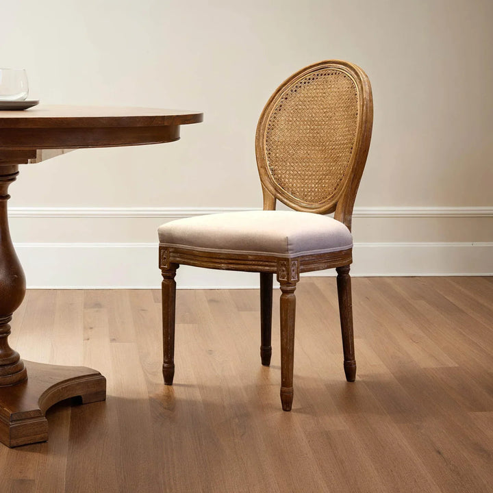 Napoleon Dining Chair w/ Cane Back - Set of 2