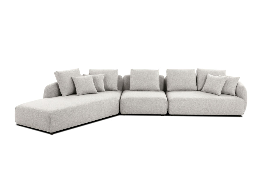 SwayLiving SABA Sectional Chaise Facing Left 3-Piece SOFAS + SECTIONALS