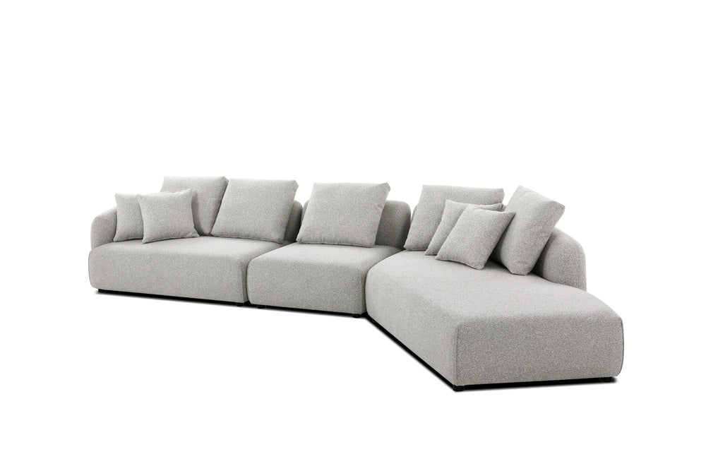 SwayLiving SABA Sectional Chaise Facing Right 3-Piece SOFAS + SECTIONALS