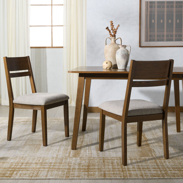 Medium Oak / Light Grey