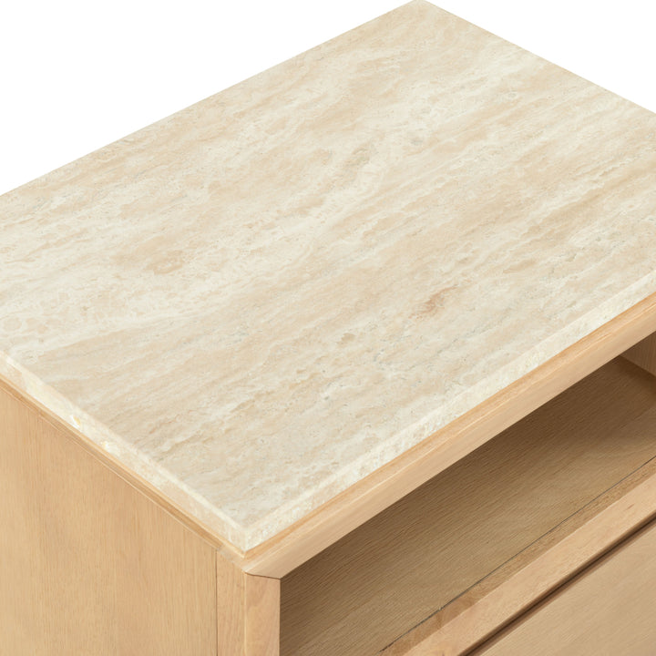 Travertine / Oak