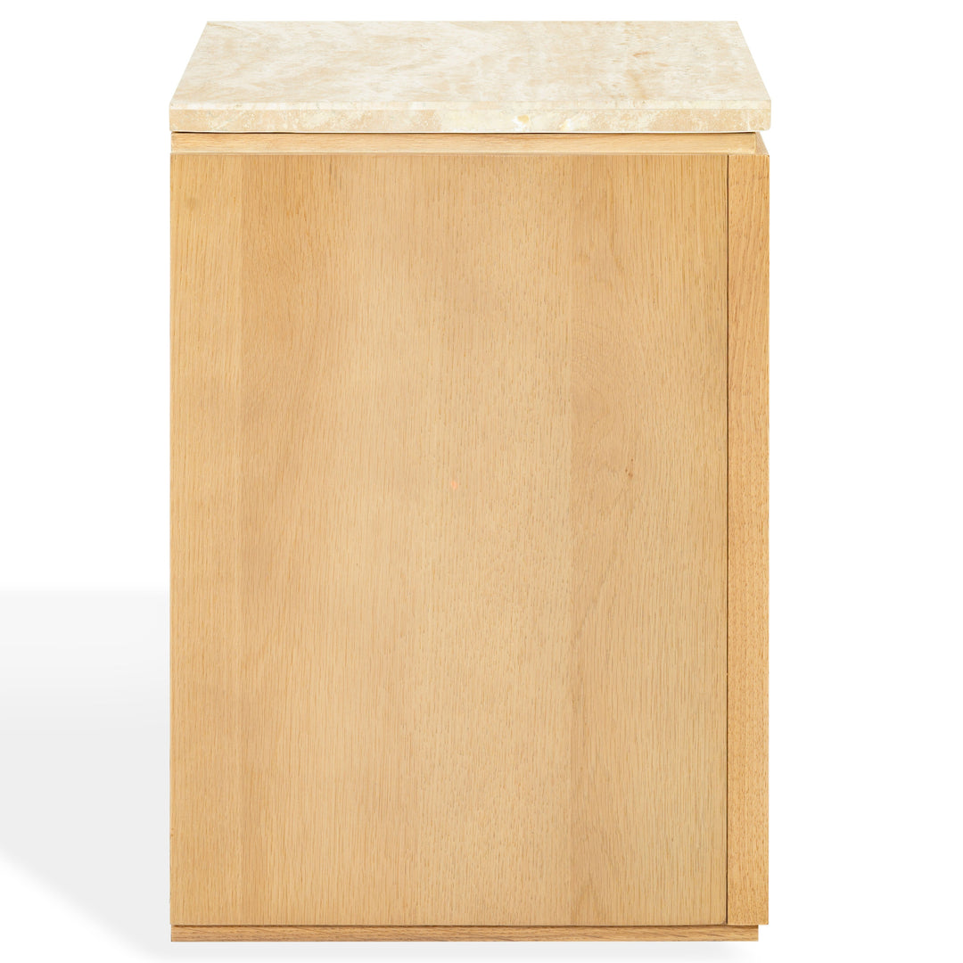 Travertine / Oak