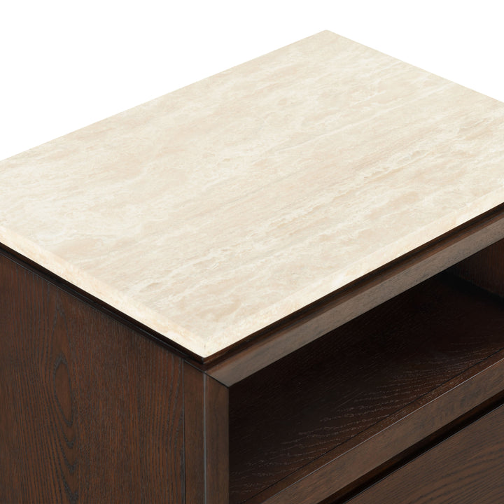 Travertine / Oak