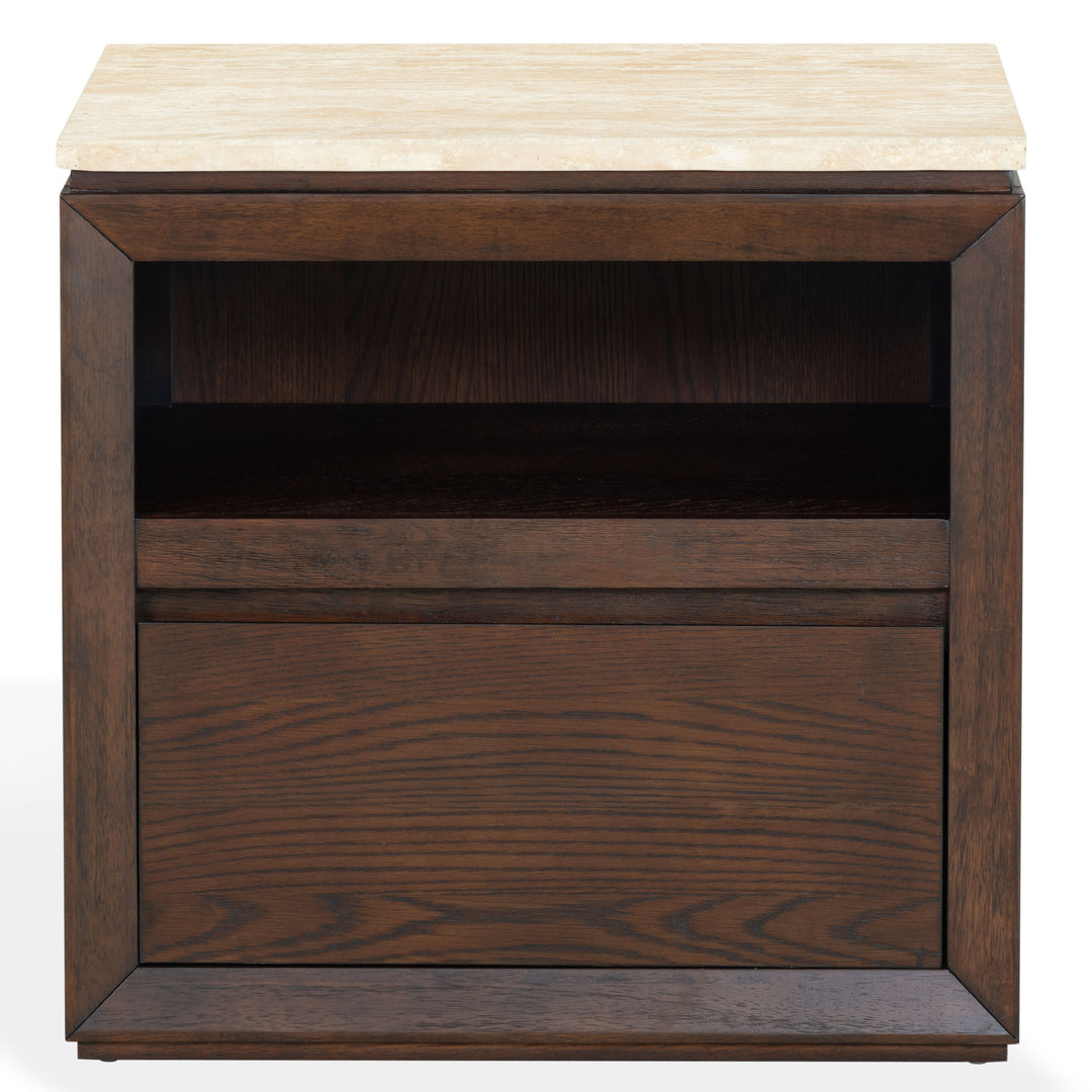 Travertine / Oak
