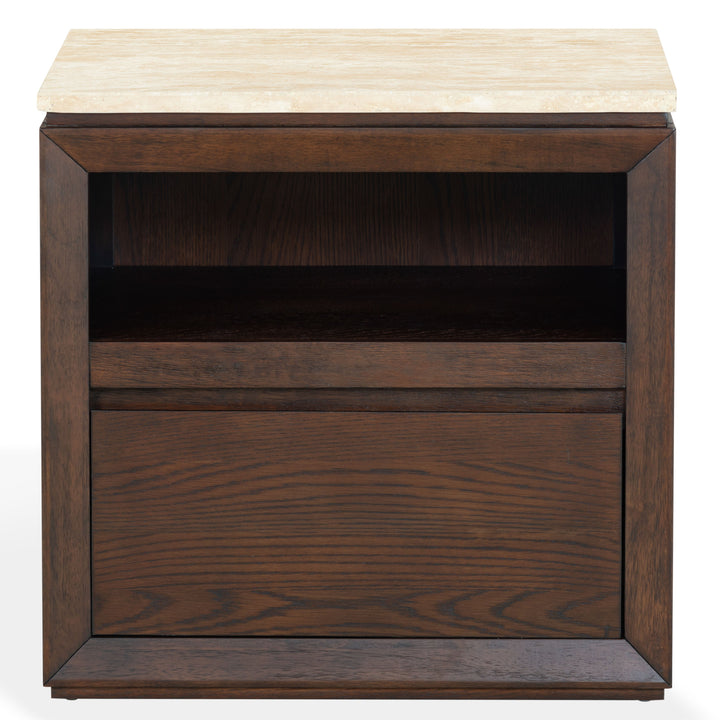 Travertine / Oak
