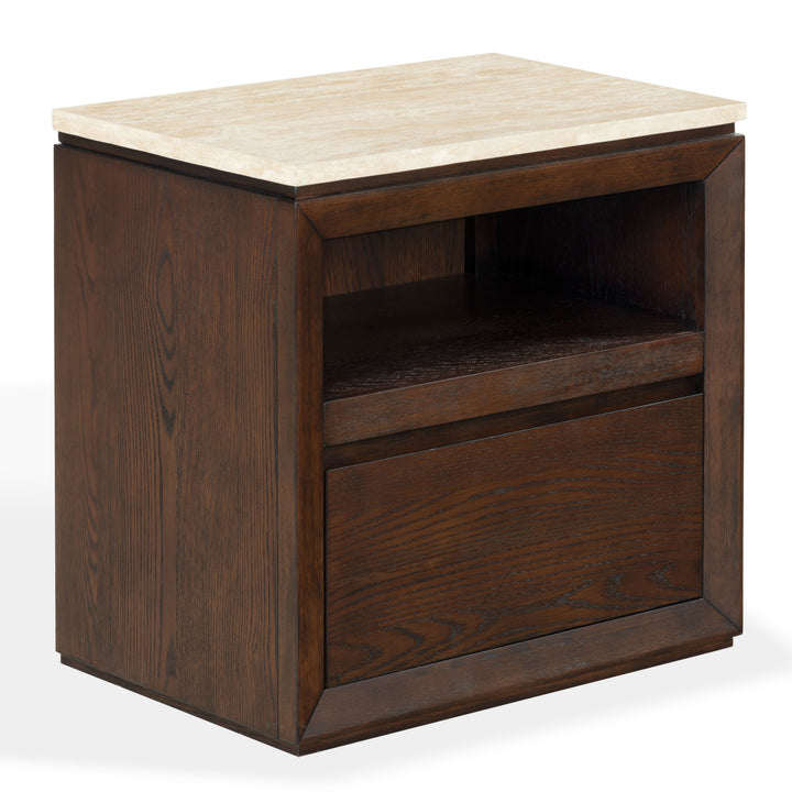 Travertine / Oak