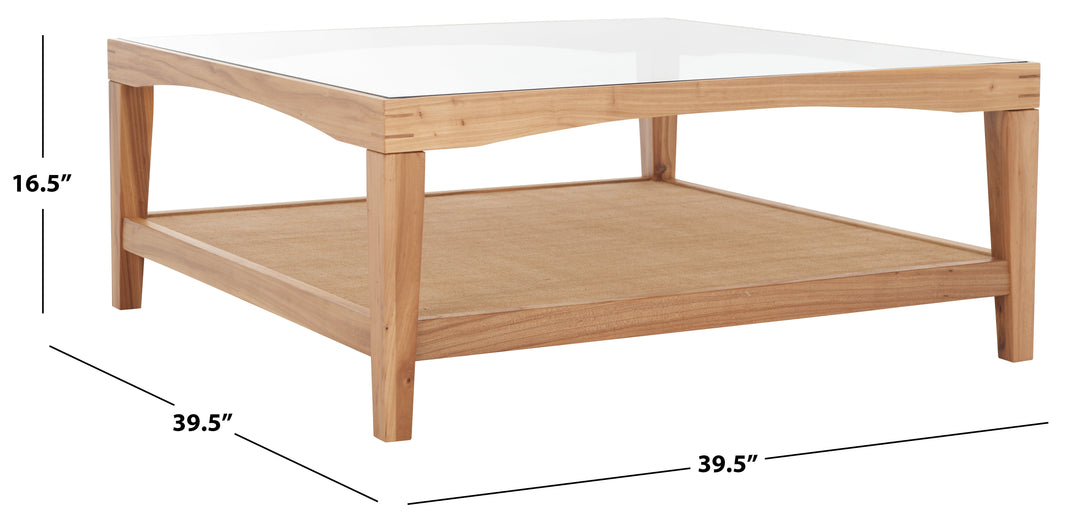 NATURAL / 39.5" X 39.5" X 16.5"