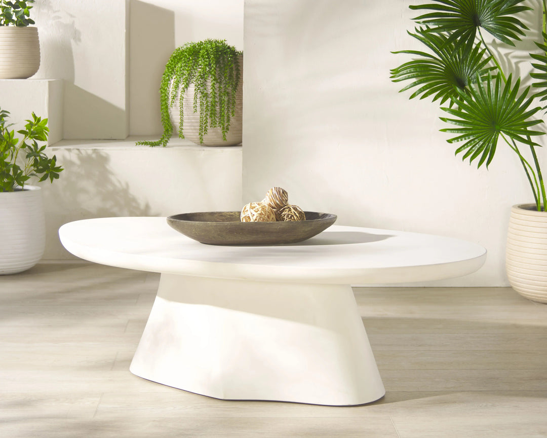 SwayLiving SwayLiving Jasbriella Concrete Coffee Table