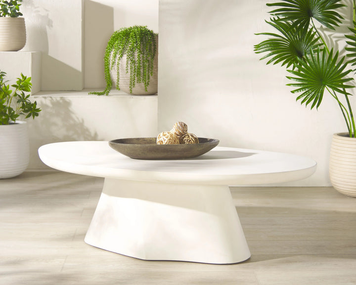 SwayLiving SwayLiving Jasbriella Concrete Coffee Table