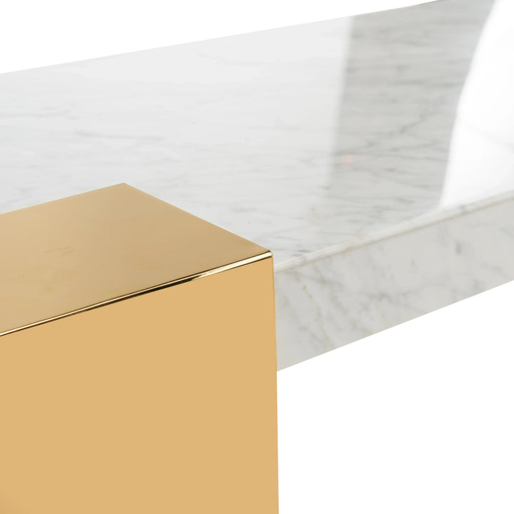 SwayLiving SwayLiving Mycha Marble Console Table