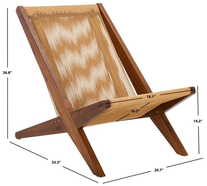 WALNUT / NATURAL / 20.7" X 33.3" X 26.8"