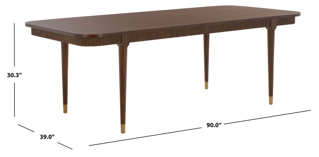Walnut / Brass