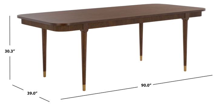 Walnut / Brass
