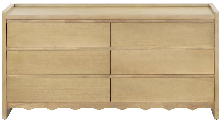 SwayLiving Rhylee 6 Drawer Wood Dresser