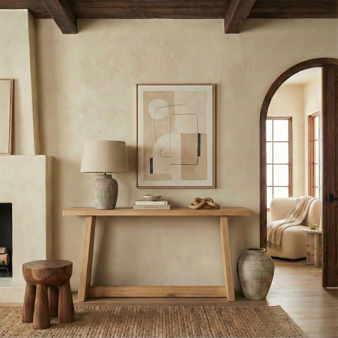 SwayLiving Maliq Wood Console Table