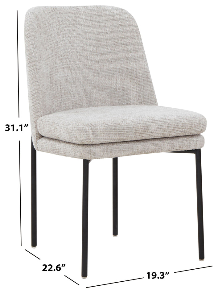 LIGHT GREY / BLACK / 19.3''W x 22.6''L x 31.1''H