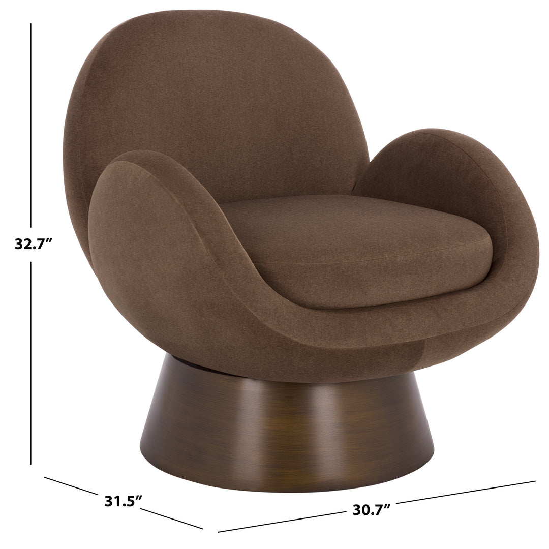 Brown / Antique Gold