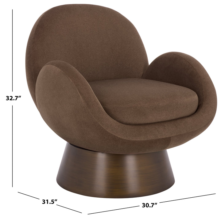 Brown / Antique Gold