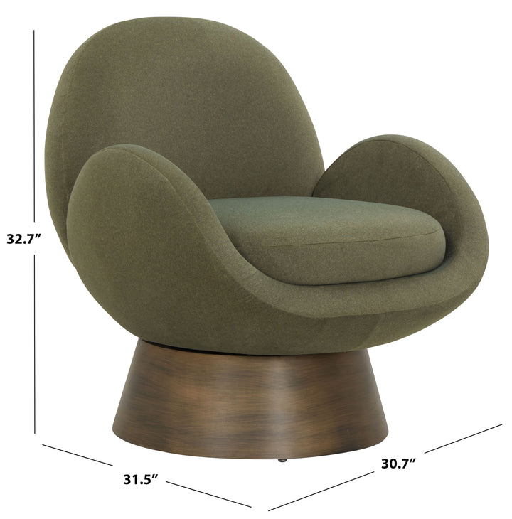 Olive Green / Antique Gold