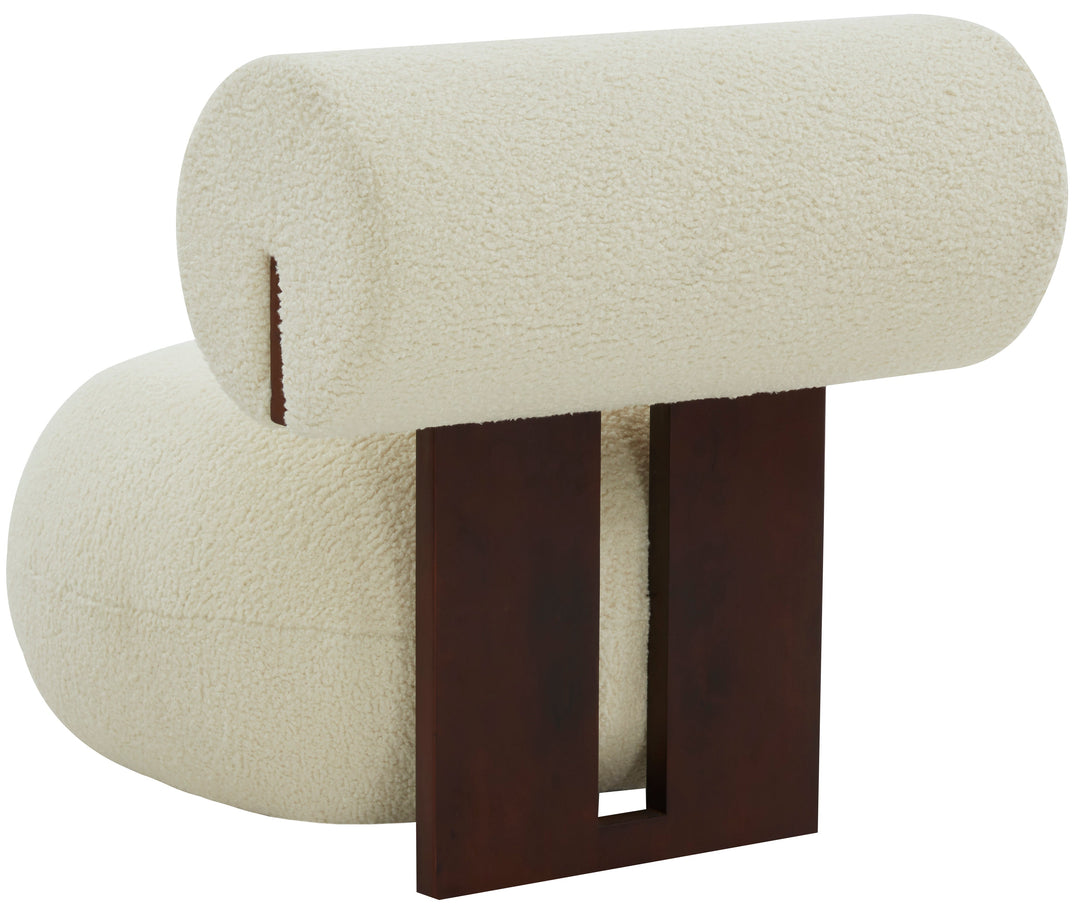 IVORY / DARK BROWN