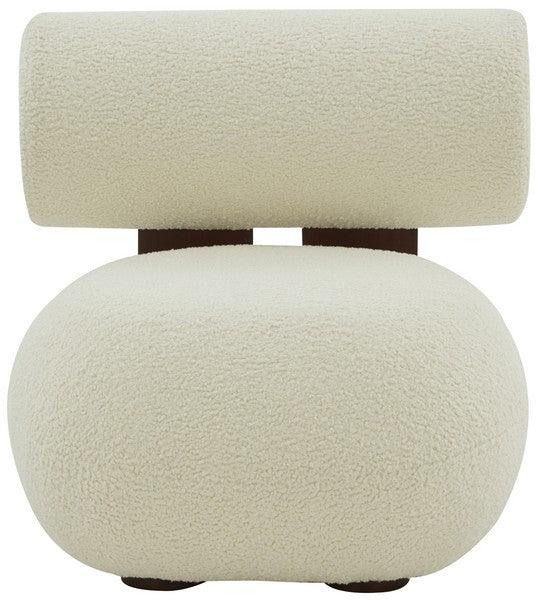 SwayLiving Kamaria Faux Shearling Modern Accent Chair ACCENT + LOUNGE CHAIRS