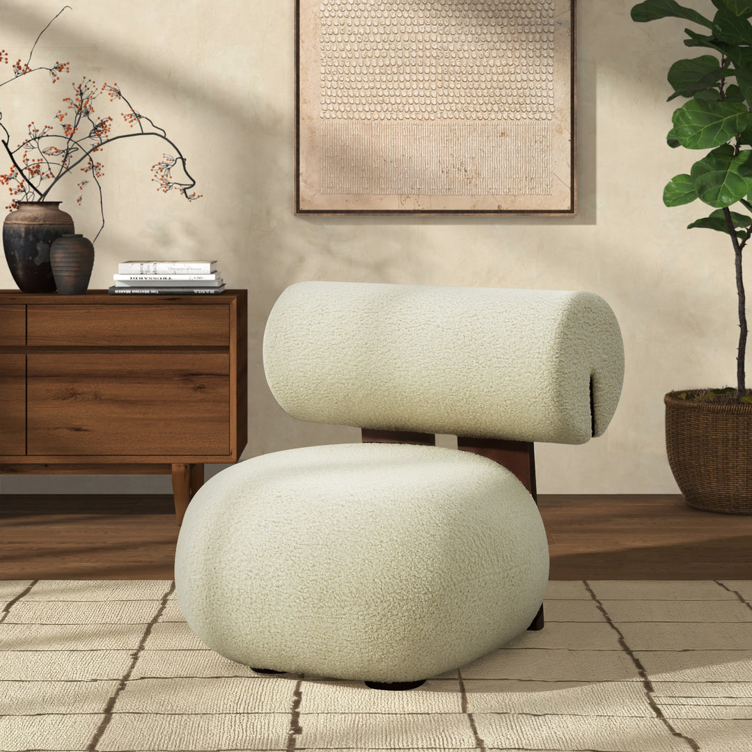 IVORY / DARK BROWN