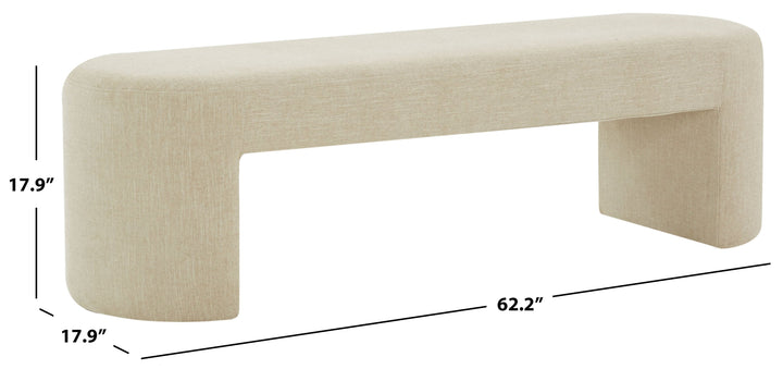 BEIGE / 62.2" X 17.9" X 17.9"