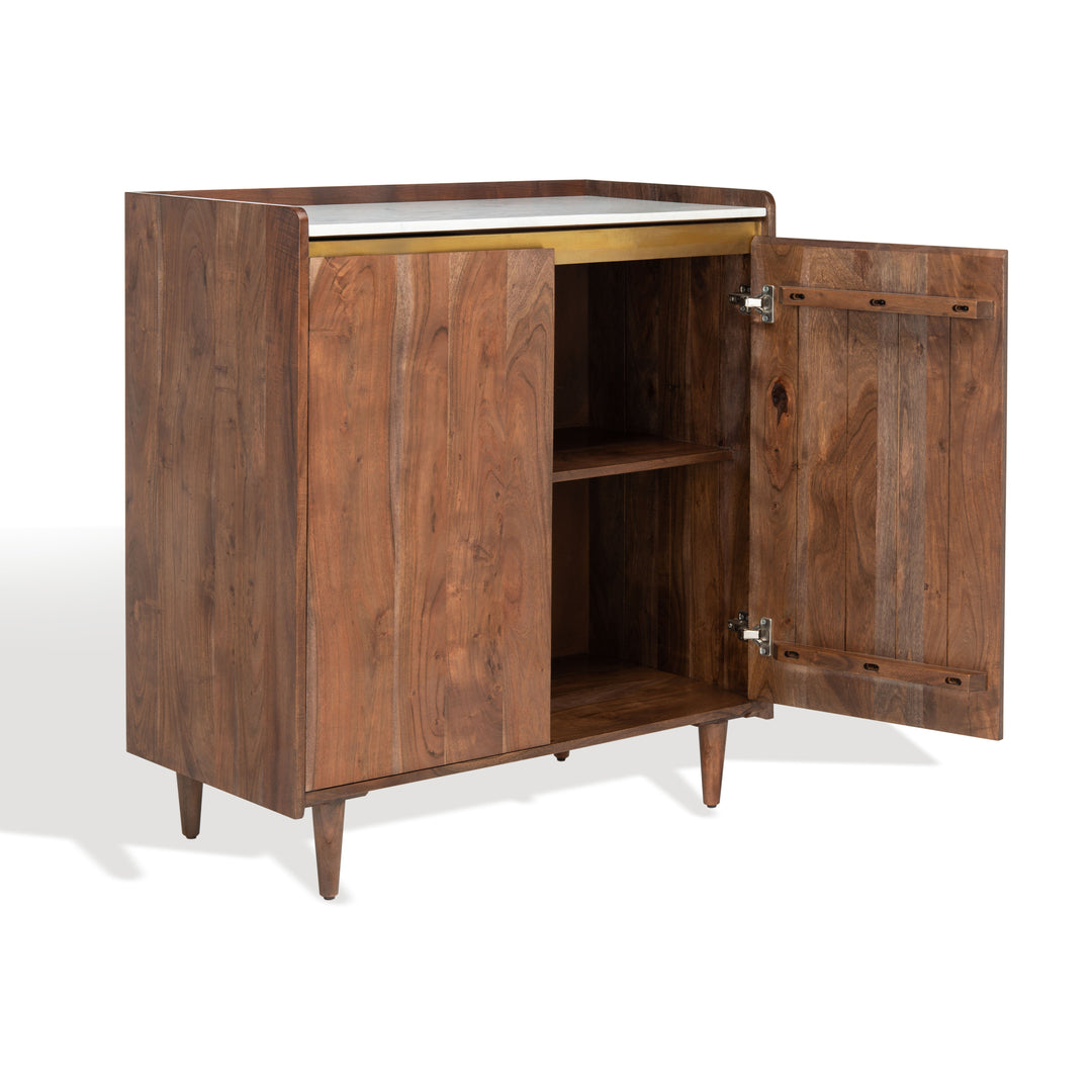 Walnut / White