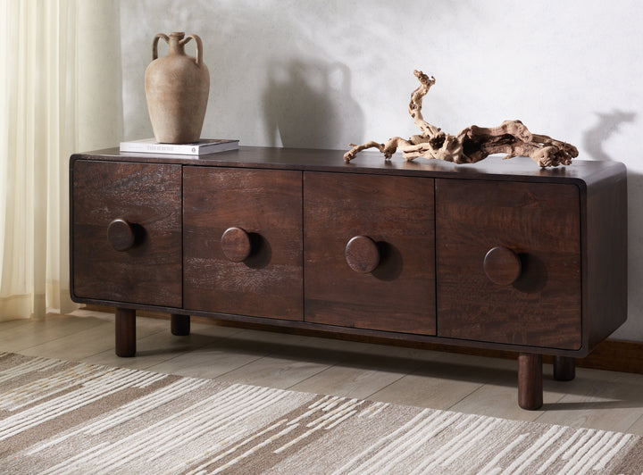 DARK BROWN / 63" X 17" X 24" / 30" X 13.2" X .59
