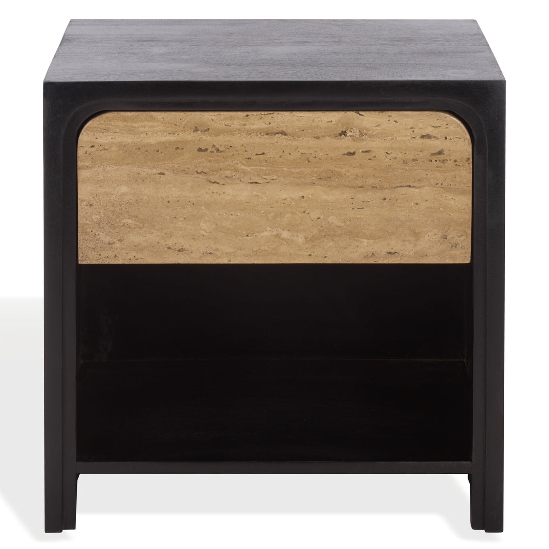SwayLiving Halcyon Travertine Nightstand