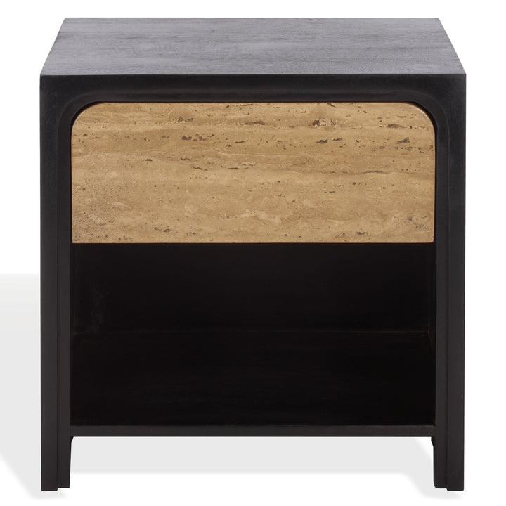SwayLiving Halcyon Travertine Nightstand