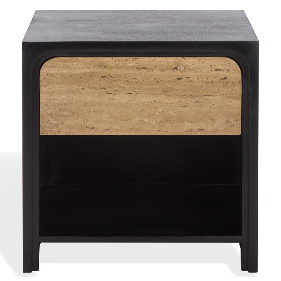 SwayLiving Halcyon Travertine Nightstand