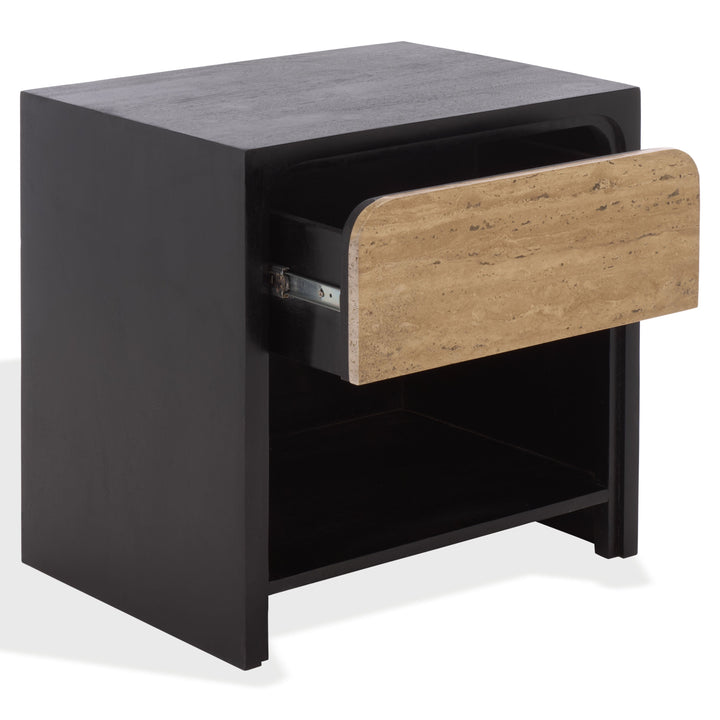 SwayLiving Halcyon Travertine Nightstand