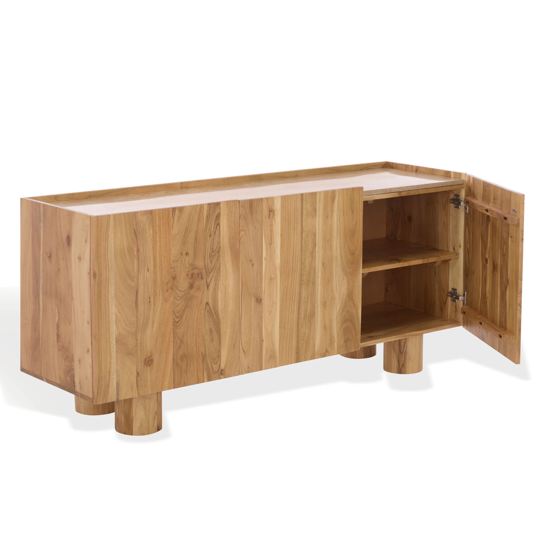 SwayLiving SwayLiving Ashlietta Travertine Top Sideboard