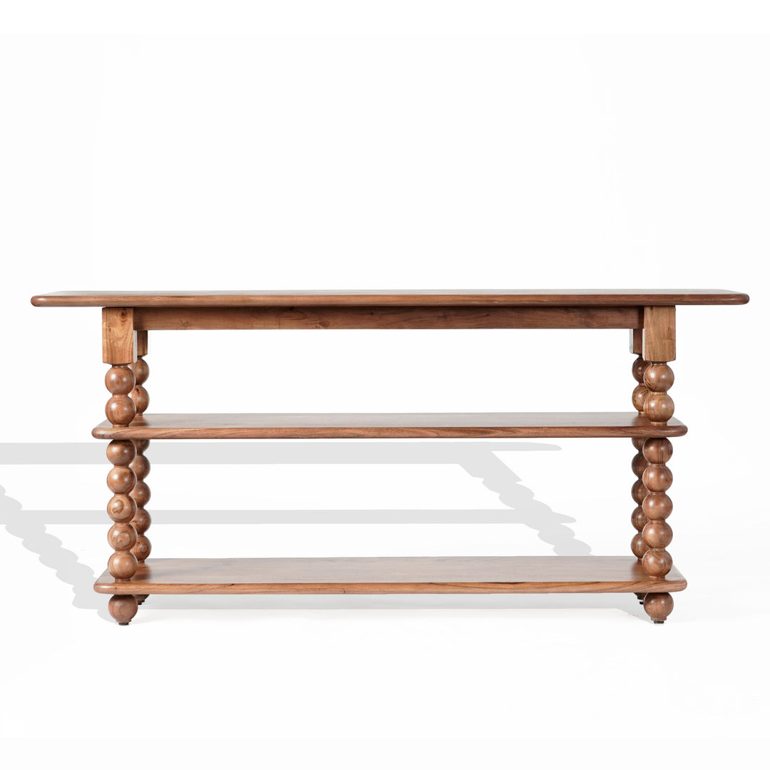 SwayLiving Norbert Wood Console Table