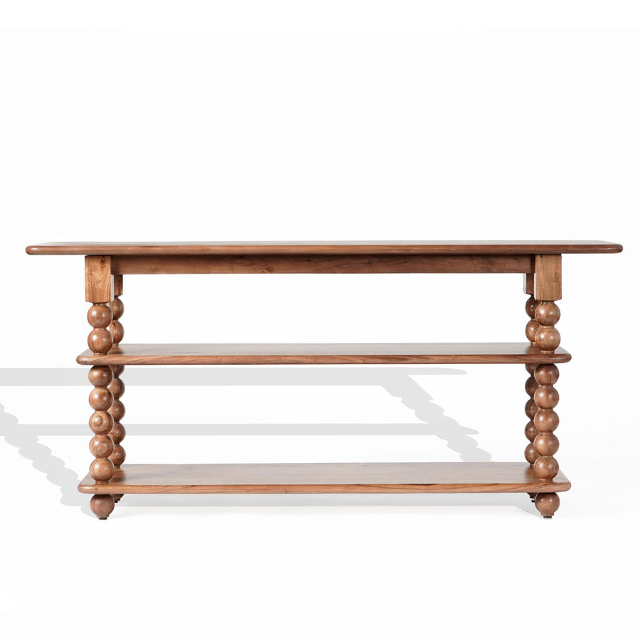 SwayLiving Norbert Wood Console Table