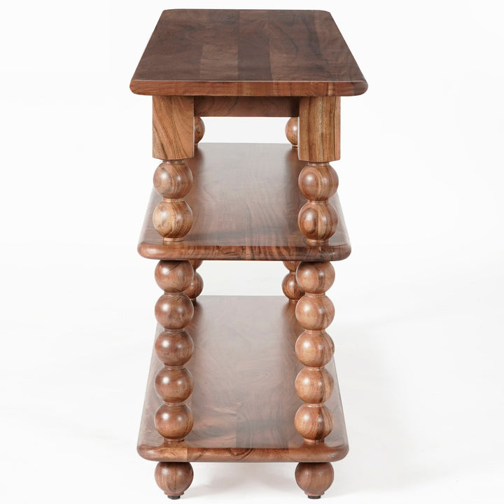 SwayLiving Norbert Wood Console Table