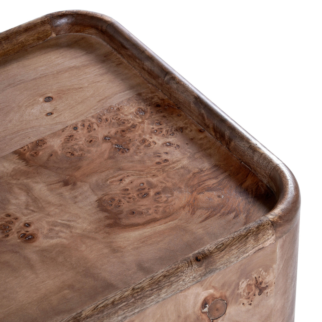 SwayLiving Torryn Burl Accent Table