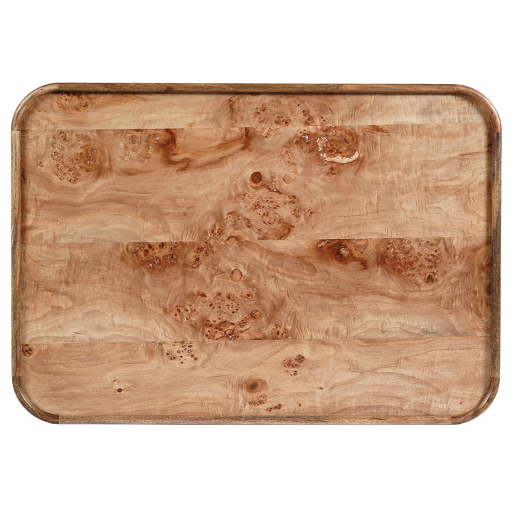 SwayLiving Torryn Burl Coffee Table