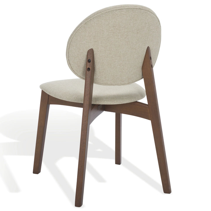 SwayLiving SwayLiving Kayleen Wood And Linen Dining Chair