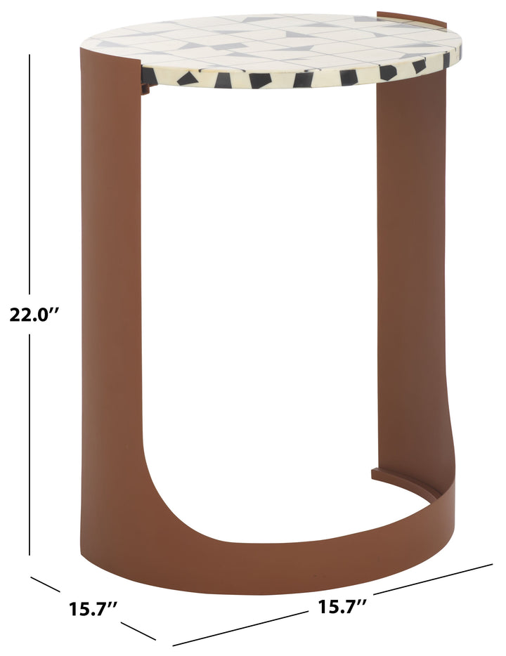 Brown/White