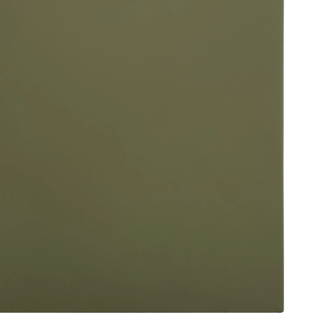 Olive Green / White