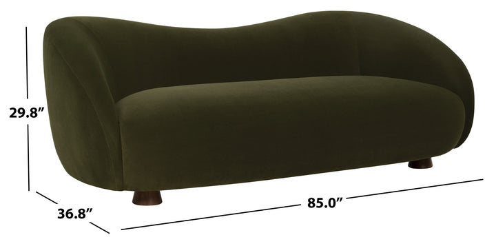 Walnut / Dark Green