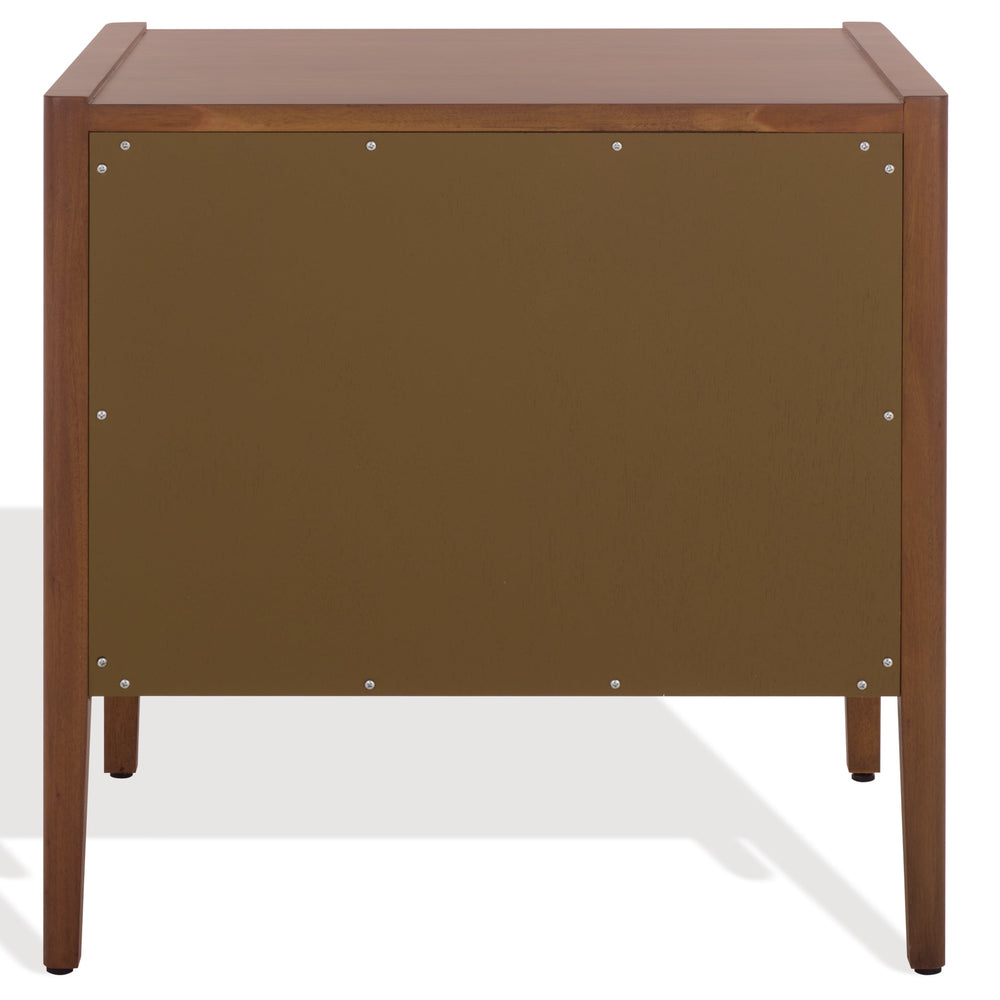 SwayLiving Mayalyn Wood 2 Draw Nightstand