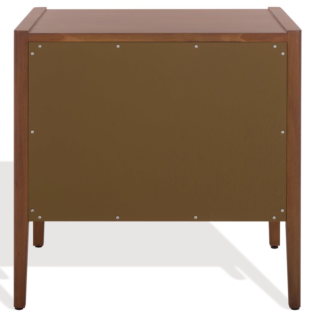 SwayLiving Mayalyn Wood 2 Draw Nightstand