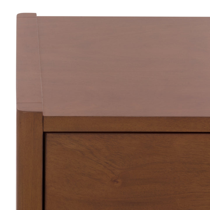 SwayLiving Mayalyn Wood 2 Draw Nightstand