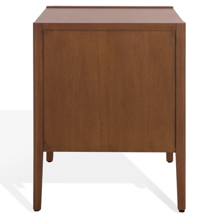 SwayLiving Mayalyn Wood 2 Draw Nightstand