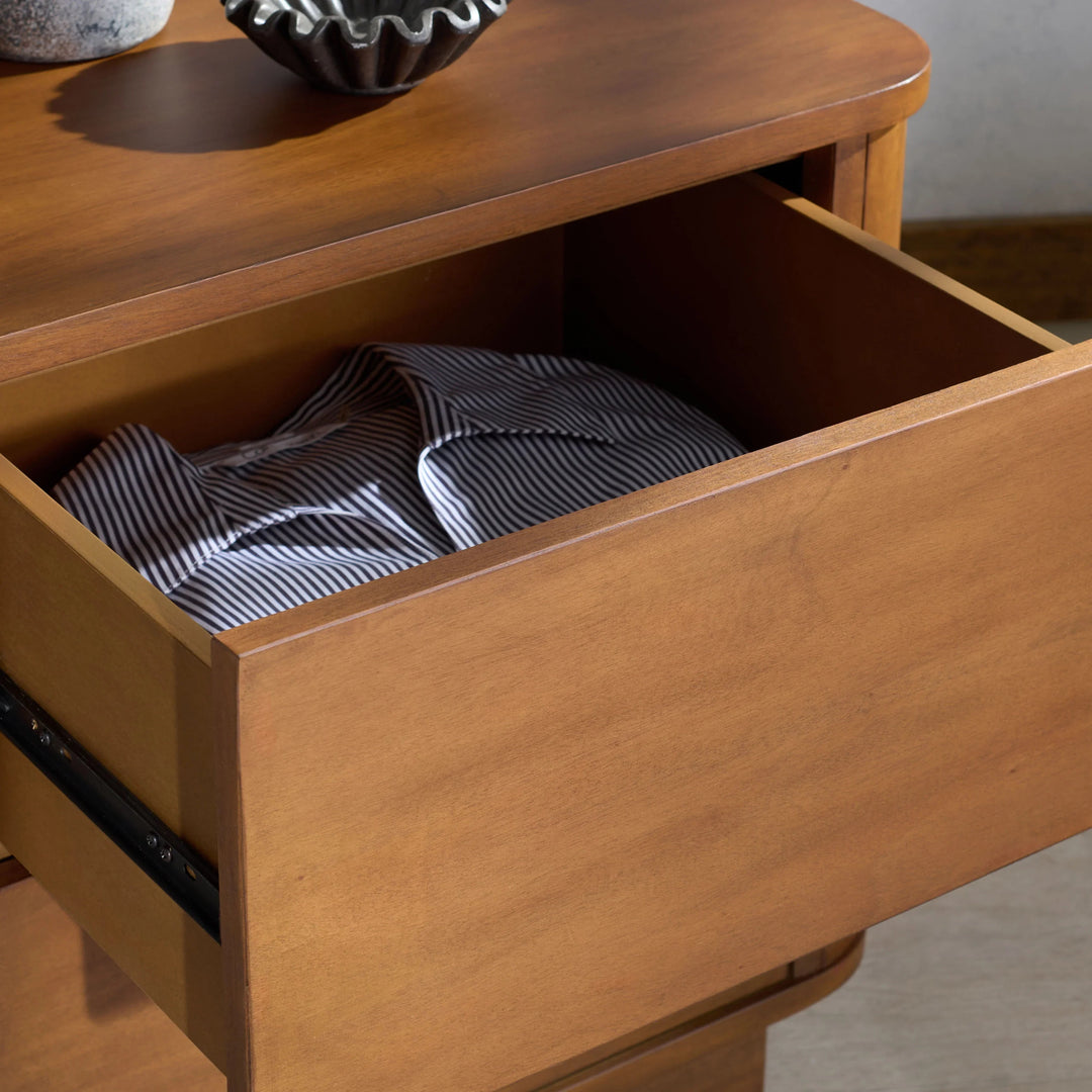 SwayLiving SwayLiving Chrysandra 2 Drawer Wood Nightstand