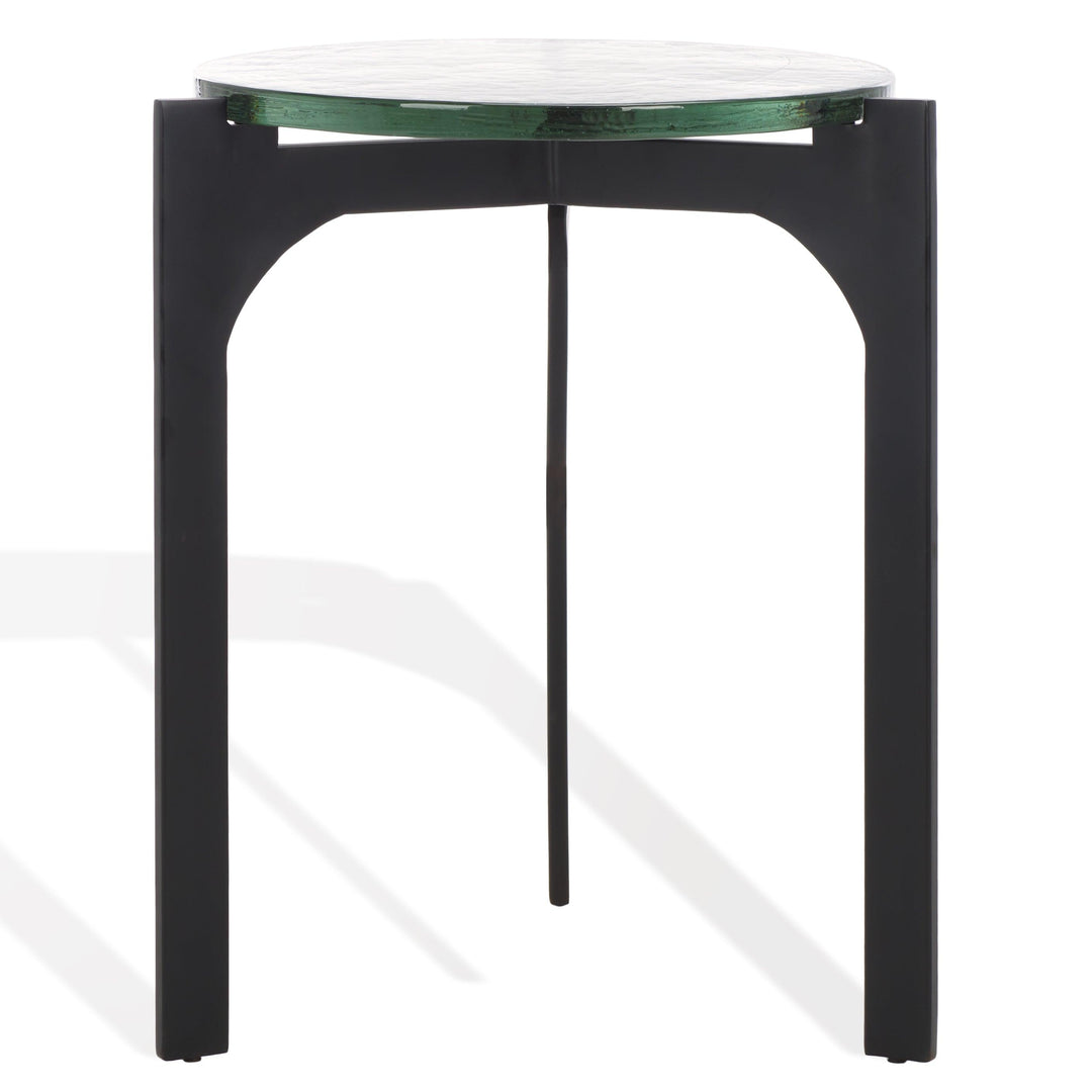 SwayLiving Seymour Cast Glass Accent Table ACCENT TABLES